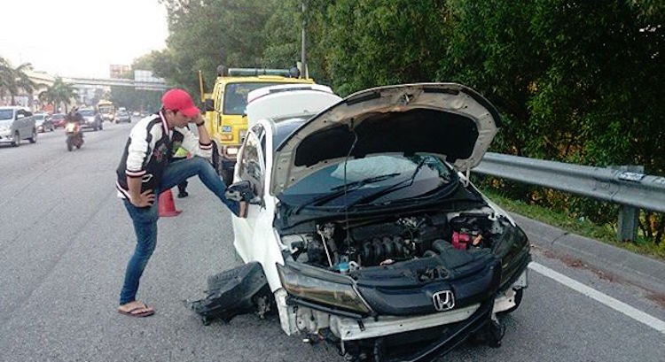 Syarul Ridzwan Terlibat Dalam Kemalangan Jalanraya