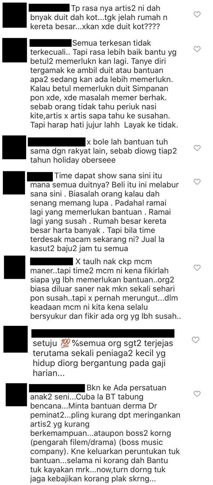 Netizen Kecam Tomok Harap Kerajaan Bantu Anak Seni