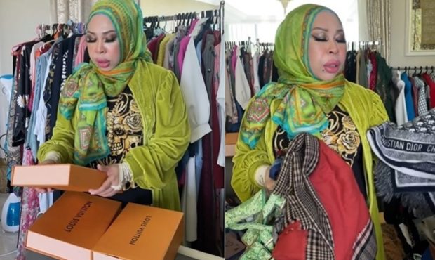 Dato Vida Pengumpul Tudung LV Terbanyak Di Dunia - XTRA