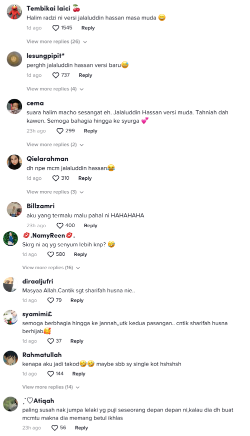 Sharifah Husna Tampil Berhijab, Netizen Cair Tengok Halim Radzi Puji ...