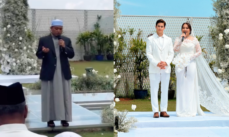 Ustaz Wadi Dijemput Ke Majlis, Netizen Segan Tengok Resepsi Janna Nick Ala Barat