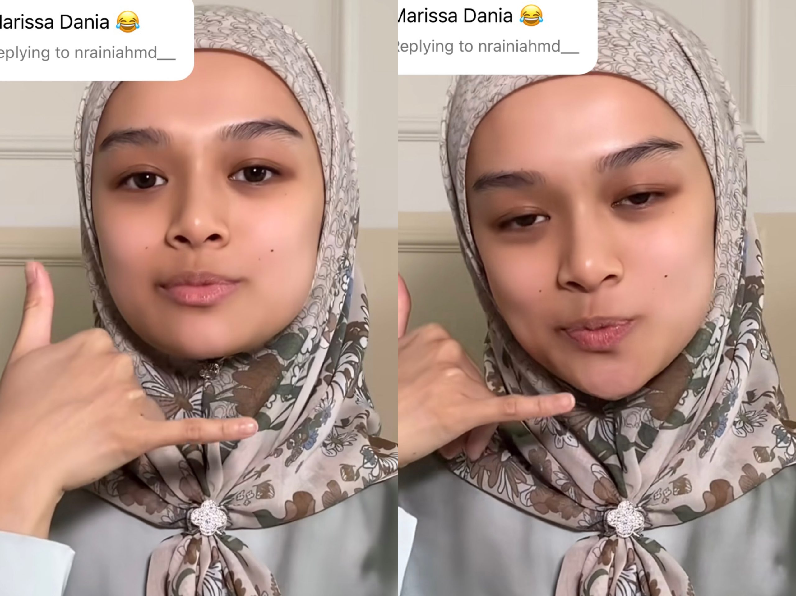 Wajah Marissa Dania Tanpa Mekap Dilabel ‘Muka Awam’