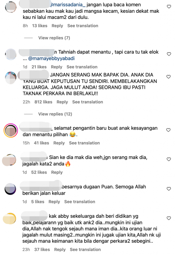 Netizen Ucap Tahniah Kepada Abby Abadi Dapat Menantu 5