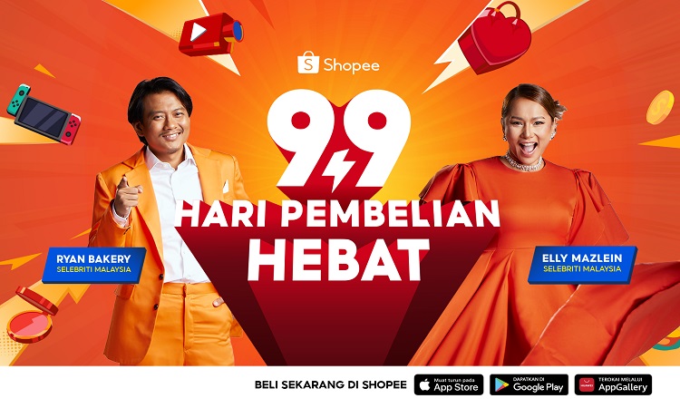 Tawaran Hebat Pada 9.9 Hari Pembelian Hebat & Peluang Menangi Hingga RM99,999 Dengan Shopee Live!