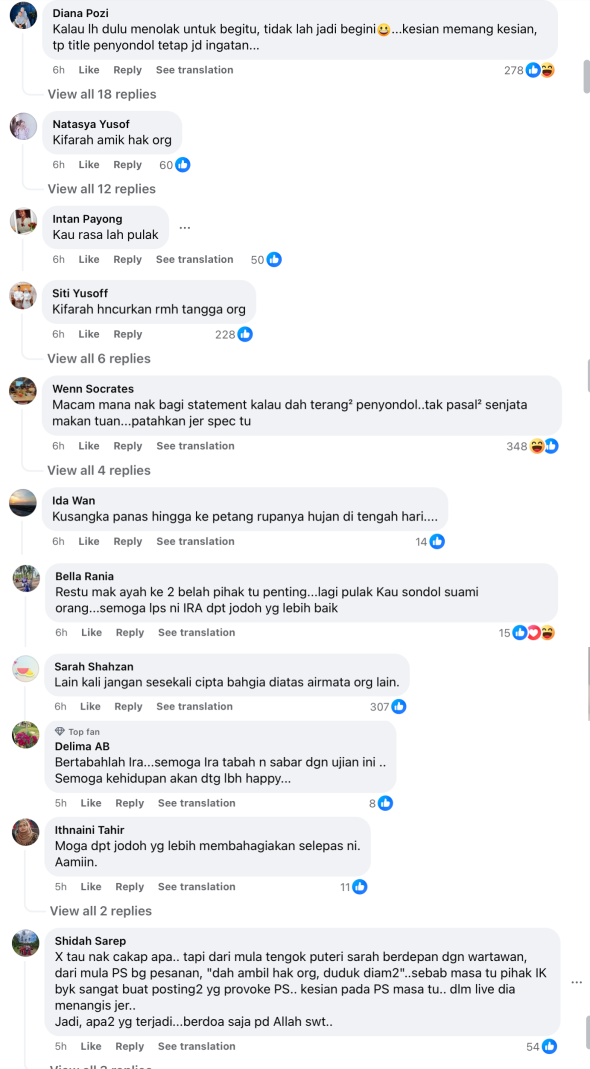 Ira Kazar Sah Cerai, Netizen Anggap Sebagai Kifarah 5