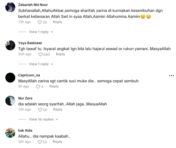 Khayal Kesan Ubat Bius, Pergerakan Sharifah Zarina Seperti Sedang Bertawaf 8