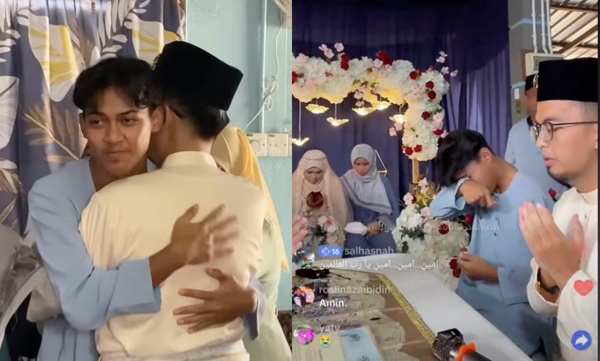 Anak Sulung Ina Naim Menangis Sebak Lihat Ibu Nikah