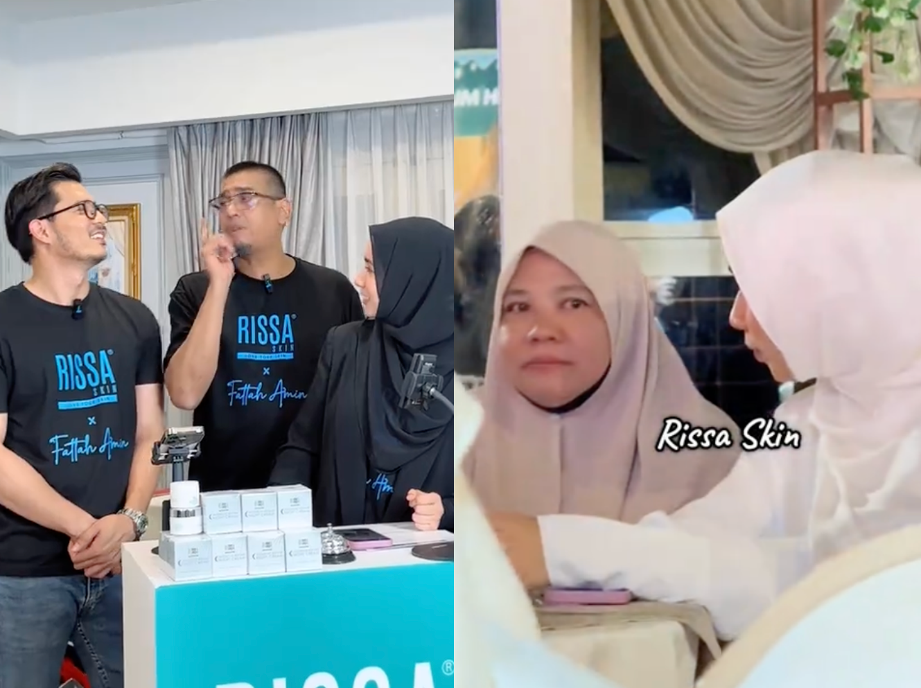 Sudah Nafi, Netizen Yakin Fattah Amin & Amira Othman Bercinta